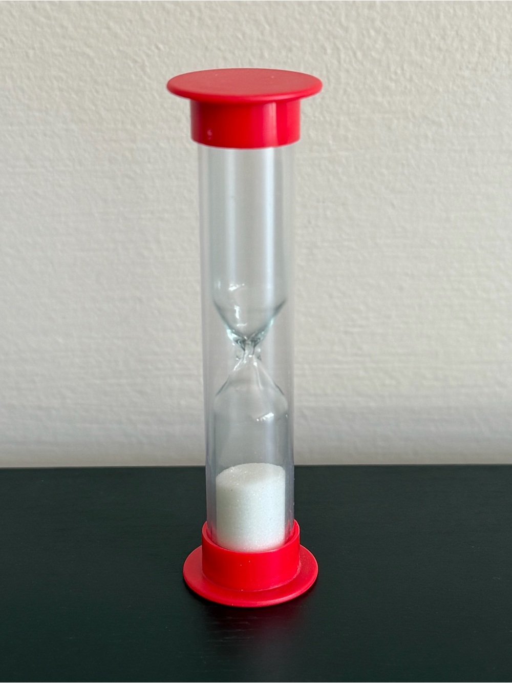 Sand Timer 30 Second Plastic Red Hourglass Clock Manual Modern